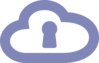 Locked Cloud Clip Art